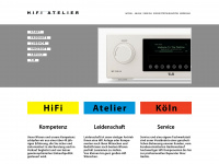 hifi-atelier-koeln.de Webseite Vorschau