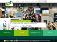 space.fr Webseite Vorschau