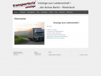 transporteria-umzuege.de Webseite Vorschau
