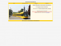 dresdner-strassenbahn.de Webseite Vorschau