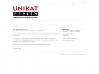 unikat-berlin.de Webseite Vorschau