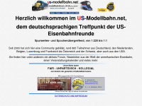 us-modellbahn.de Webseite Vorschau