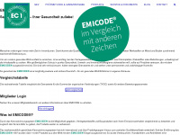 emicode.com Webseite Vorschau