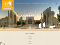 uzbek-travel.com Webseite Vorschau