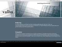 valba.de Webseite Vorschau