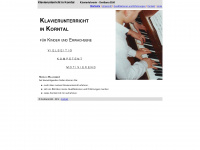 klavierklasse-boell.de Webseite Vorschau