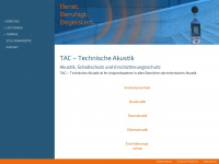 tac-akustik.de Webseite Vorschau