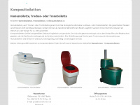 komposttoilette.de Webseite Vorschau