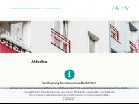 wbg-friedrichshain-eg.de Webseite Vorschau