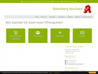 babelsberg-apotheke.de Webseite Vorschau