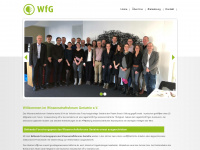 wfg.de Webseite Vorschau