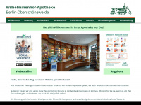 wilhelminenhof-apotheke.de Webseite Vorschau