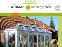 wintergarten-birkner.de Webseite Vorschau