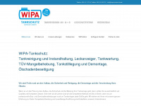 wipa-tankschutz.de Webseite Vorschau