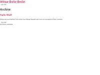 witwebolte-berlin.de Webseite Vorschau