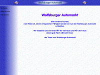 wolfsburger-automarkt.de Webseite Vorschau