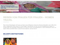 womentravel.ch Webseite Vorschau