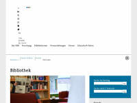 bibliothek.wzb.eu Webseite Vorschau