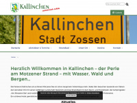 kallinchen.de Webseite Vorschau