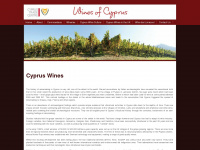 winesofcyprus.co.uk Webseite Vorschau