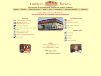 landhotel-turnow.de Webseite Vorschau
