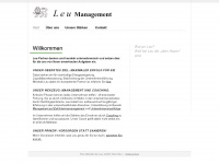 leu-management.de Webseite Vorschau
