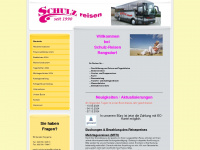 schulz-busreisen.de Webseite Vorschau