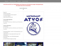 restaurant-athos.de Webseite Vorschau