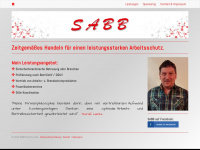 sabb-arbeitsschutz.de Webseite Vorschau