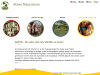 aktive-naturschule.de Webseite Vorschau