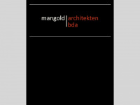 mangold-architect.de Webseite Vorschau