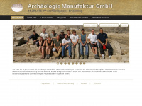 archaeologie-manufaktur-gmbh.de Webseite Vorschau