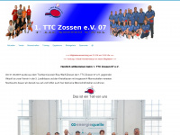 tischtennis-zossen.de Webseite Vorschau