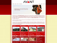 avant-massivhaus.de Webseite Vorschau
