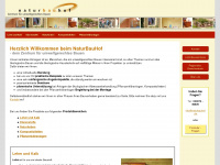 naturbauhof.de Webseite Vorschau