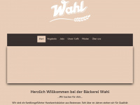 baeckerwahl.de Webseite Vorschau