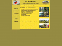 schorfheide-jeep-safari.de Webseite Vorschau