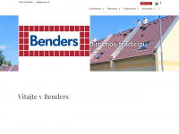 benders.sk Webseite Vorschau