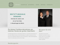 bestattungshausbramann.de Webseite Vorschau