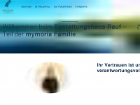 bestattungshaus-rauf.de Webseite Vorschau