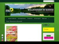 gruene-barnim.de Webseite Vorschau