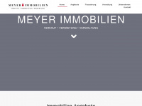 meyerimmobilien.net Webseite Vorschau
