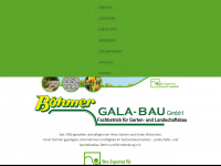 boehmer-galabau.de Webseite Vorschau