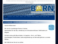 born-baubedarf.de Webseite Vorschau