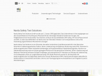 narda-sts.com Webseite Vorschau