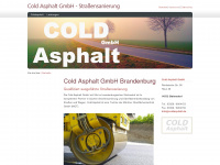 coldasphalt.de Webseite Vorschau