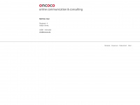 oncoco.de Webseite Vorschau