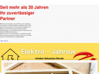 elektro-jahrow.de Webseite Vorschau
