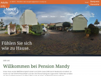 pension-mandy.de Webseite Vorschau