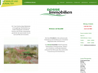 dosse-immobilien.de Webseite Vorschau